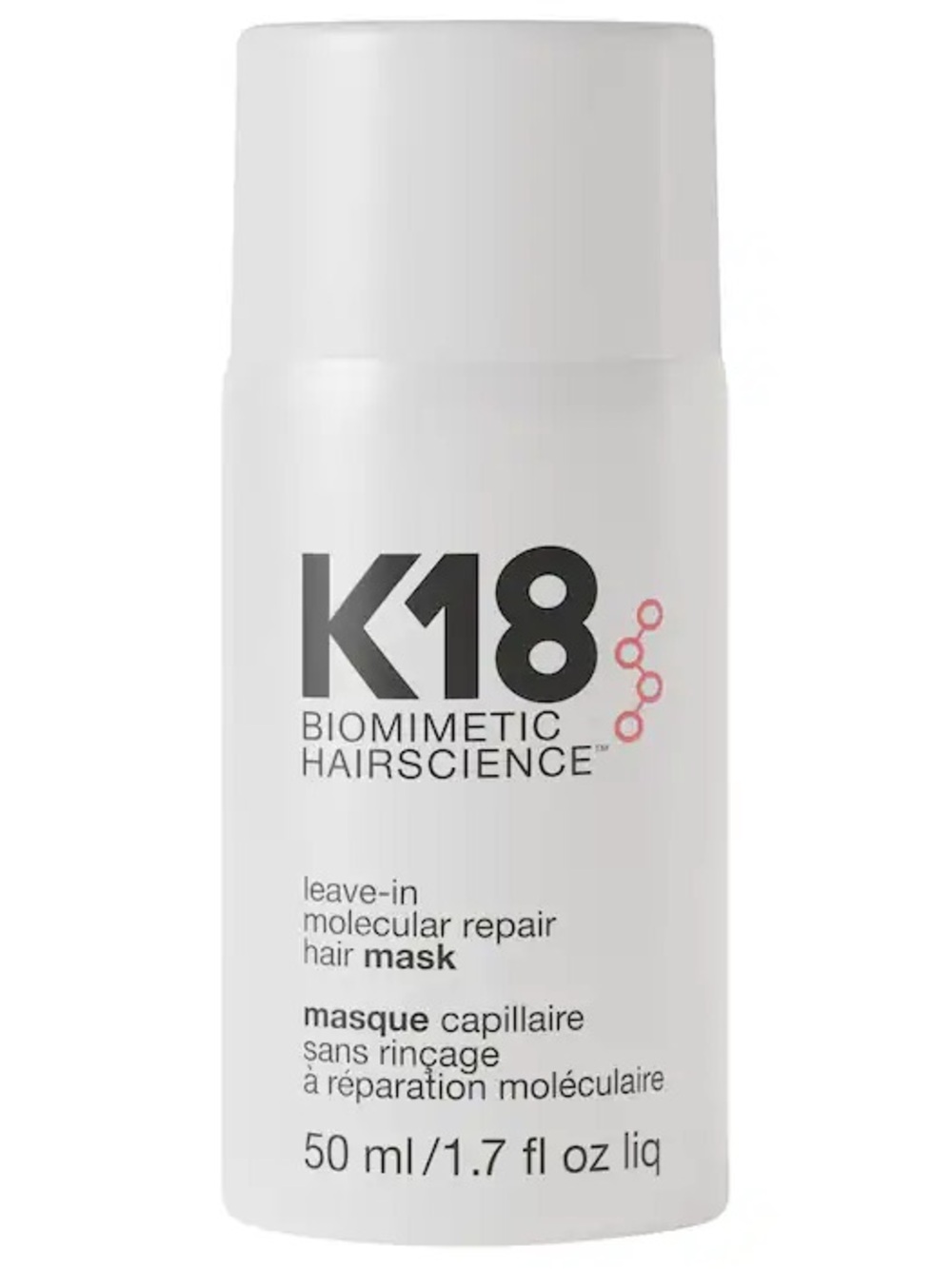 K18 Biomimetic Hairscience Leave-In Molecular Repair Hair Mask Sephora